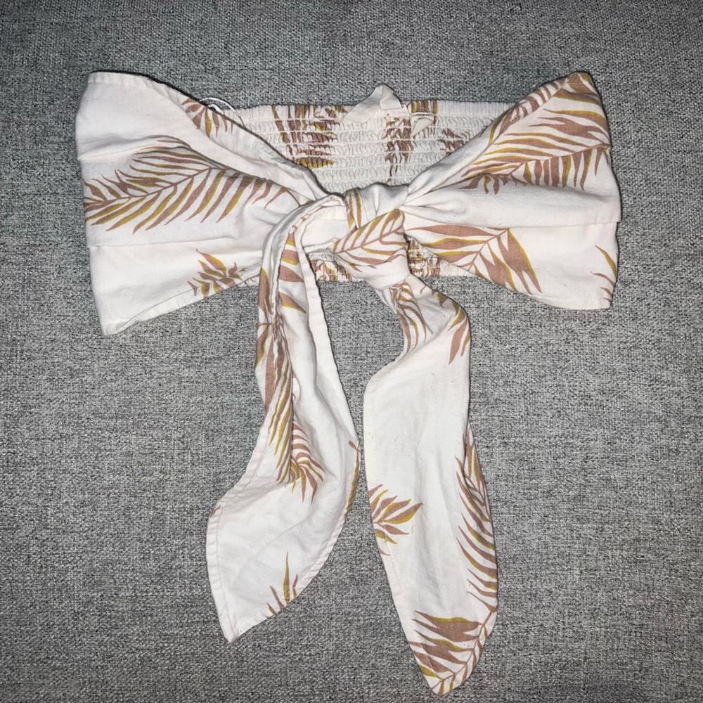 billabong strapless top